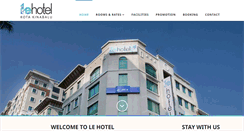 Desktop Screenshot of lehotel.com.my