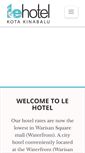Mobile Screenshot of lehotel.com.my